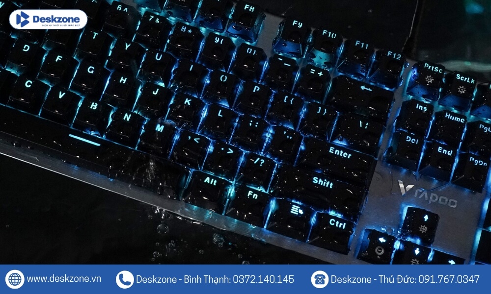 Bàn phím cơ Rapoo V530 nổi bật với thiết kế sang trọng và màu sắc độc đáo